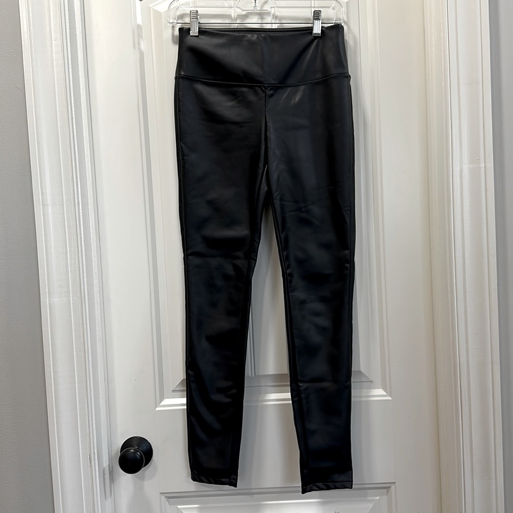 A New Day faux leather black pant.